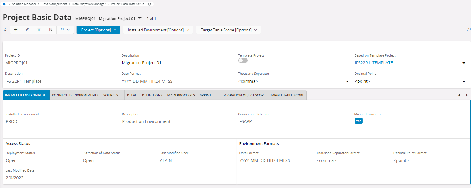Mig Proj Basic Data